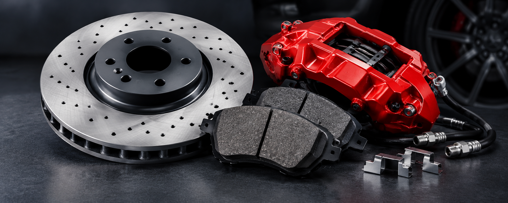 Brake Discs, Calipers and Brake Pads